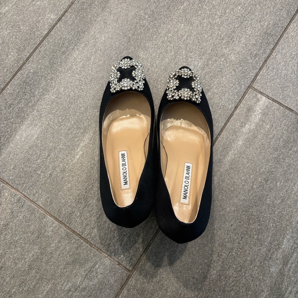 Manolo Blahnik Black Heels - Picture 3 of 12
